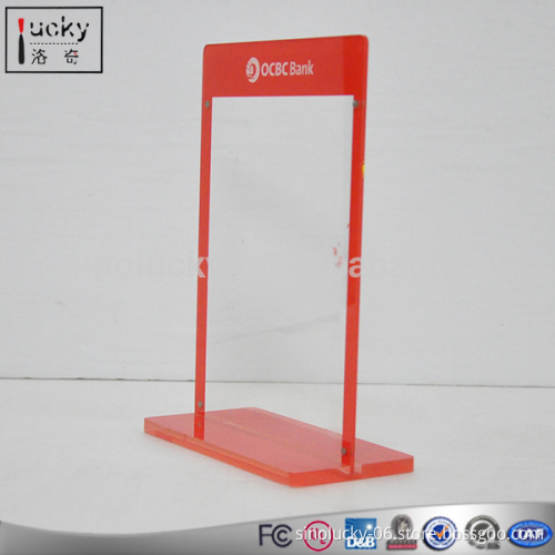 Bank Acrylic Holder Sign Holder Menu Stand